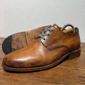 George Esquivel Hobo Derby Womens Size 9 Brown Leather Lace Up Oxford Shoes
